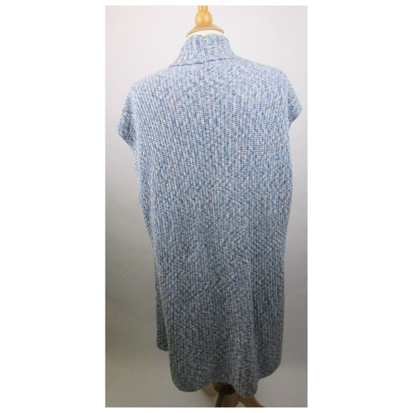 SOLD!!! Cabi Napa Blue Ling Duster Sweater Vest Oversize - Picture 4 of 6
